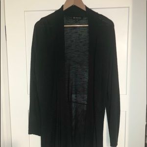 INC Dark Green Long Drape Cardigan - Size Large